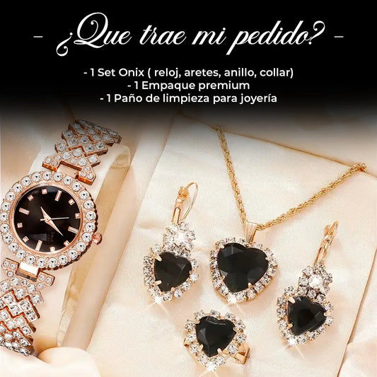 Joyeria Exclusiva! SET DE ONIX